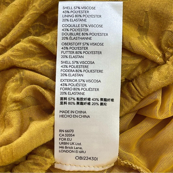 Maeve Yellow Long Sleeve Wrap Blouse - Picture 13 of 13